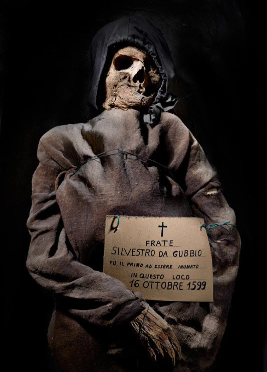 The mummy of Frate Silvestro da Gubbio